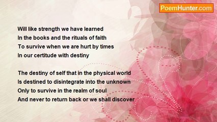 Sadiqullah Khan - Freedom From Will