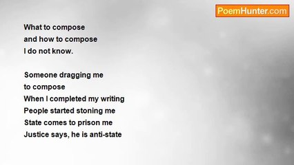 Ershad Mazumder - To Be A Poet