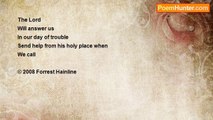Forrest Hainline - Psalm 020