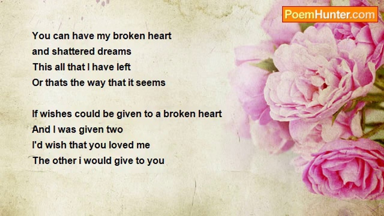 Derek Webster - A broken heart and shattered dreams