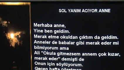 SOL YANIM ACIYOR ANNE