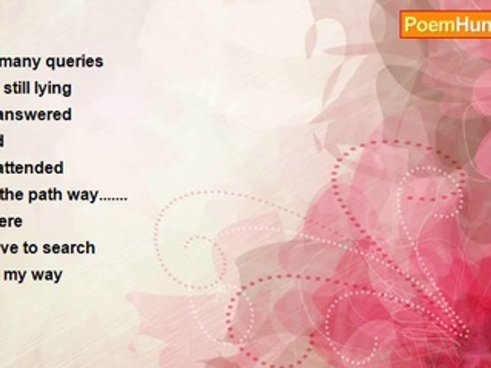 Seema Chowdhury - Unanswered Queries