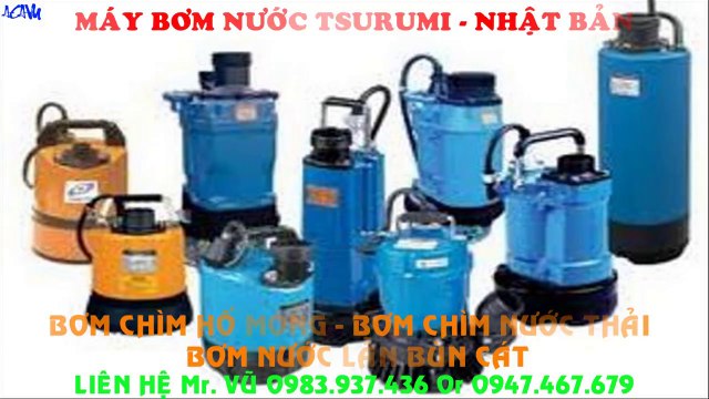 Bán bơm chìm nước thải, bơm nước bùn cát Tsurumi KTZ 35.5///5.5kw///7.5hp