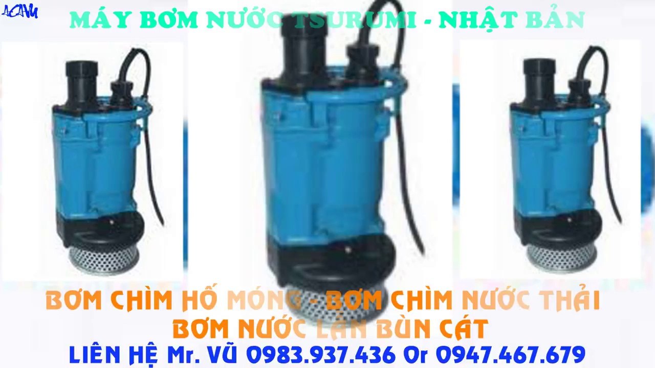 Bán bơm chìm nước thải, bơm nước bùn cát Tsurumi KTZ 411///11kw///14.5hp
