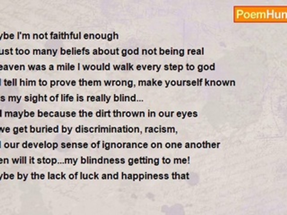 Compton Wright - My Blinded Thoughts