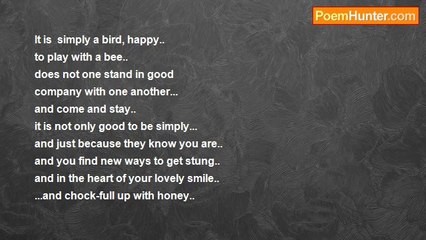 Is It Poetry - and I come to think