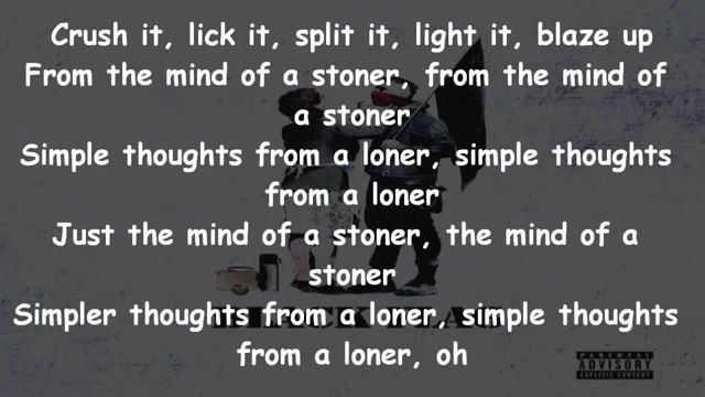 Machine Gun Kelly - Mind of a Stoner feat. Wiz Khalifa (Lyrics / Paroles)