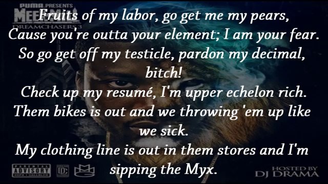 Meek Mill - Dope Dealer featuring Nicki Minaj & Rick Ross (Lyrics / Paroles)