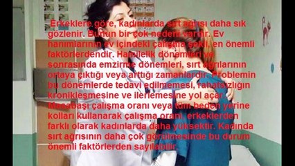 Sırt ağrısının nedenleri ve tedavisi