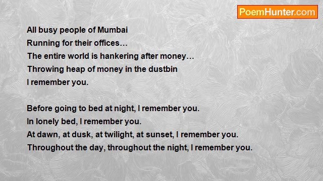 Sudipta Biswas - I REMEMBER YOU