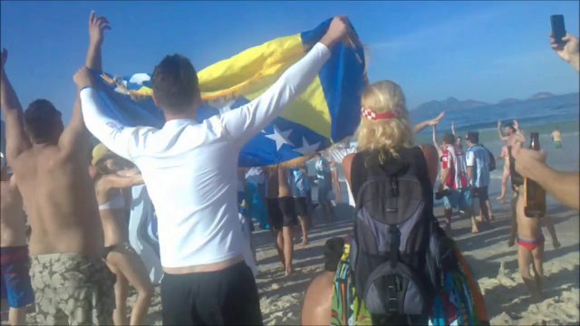 Mondial 2014 : les Argentins s'approprient Copacabana