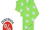 Best Deals juDanzy bright green Polka Dot baby & toddler girl & boy leg warmers Review