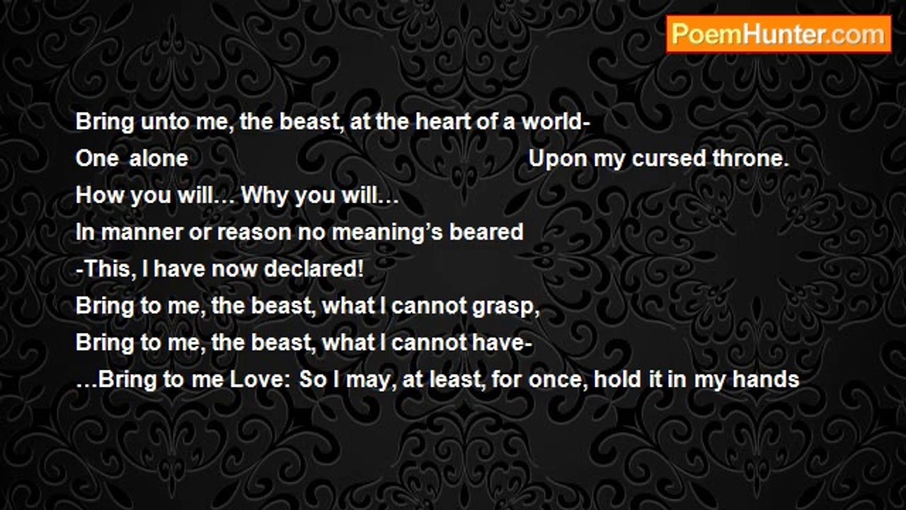 Aven Black - I, The Beast