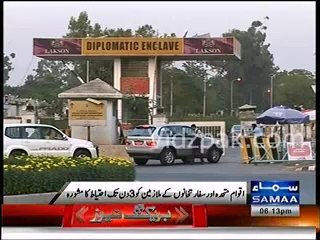 Travel Advisory issued for Diplomats & UN Employees in Islamabad for next 3 days