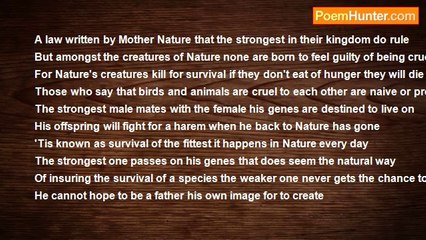 Francis Duggan - A Law Written By Mother Nature