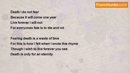 Joshua Johnson - Death I Do Not Fear