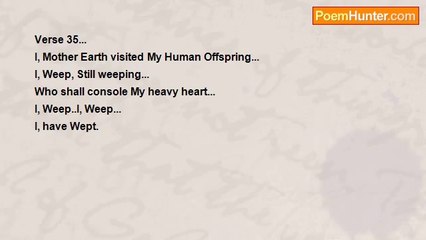 Anthony Edmond John - Mother Earth's Words have come...