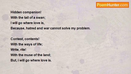 Edward Kofi Louis - I Will Go Where Love Is