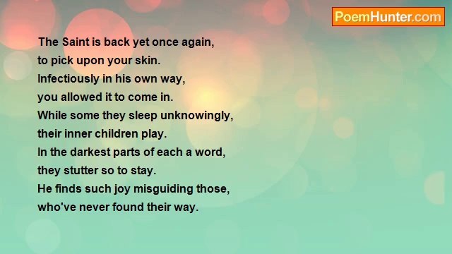 saint cynosure ( Ken Bennight ) - The Saint Has Written