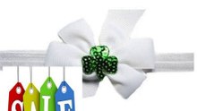 Best Deals St. Patrick's Day Shamrock Elastic Baby Headband Review