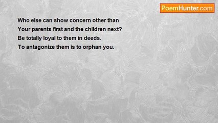 Rm.Shanmugam Chettiar. - Don't Orphan Yourself