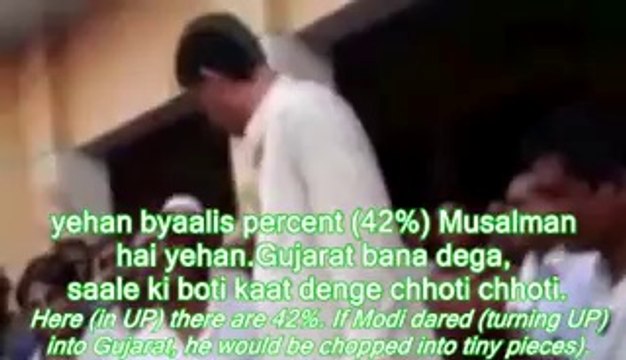 Modi on PM seat is just like monkey having dagger. - Imran Masood ex indian minister