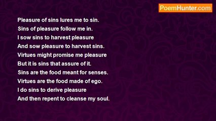 Rm.Shanmugam Chettiar. - Sins and pleasure