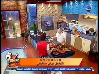ساعة مع شريف طريقة عمل  لولى بوب الدجاج و مافن البسلة والجزر والجبن