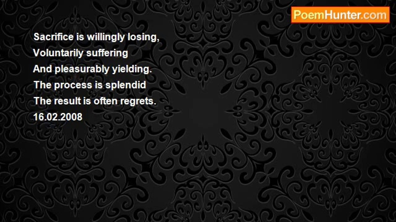 Rm.Shanmugam Chettiar. - The sacrifice