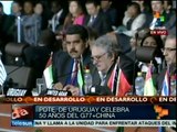 Mujica condenó los vicios del capitalismo en cumbre del G77