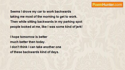 Linda Winchell - 'Backwards Kind Of Day'