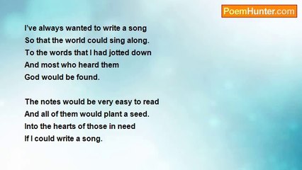 Linda Winchell - 'If I Could Write A Song'