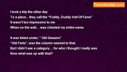Linda Winchell - 'Fuddy, Duddy Hall Of Fame'