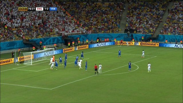 Wayne Rooney's world class corner for England against Italy, June 14 2014