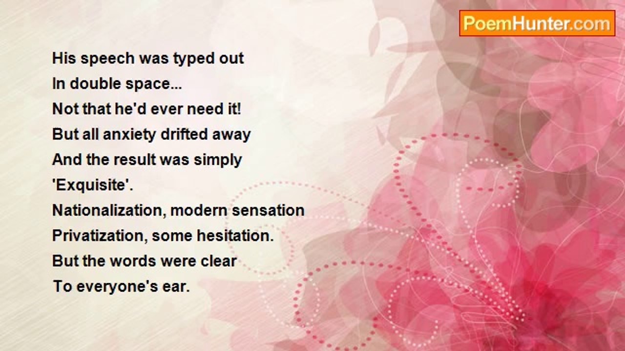 Joyce Hemsley - The Great Speech