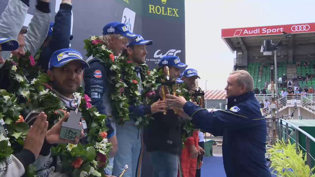 Podium of LMP GTE Am - 24 Heures du Mans