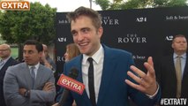 12.06.2014 The Rover LA premiere Robert Pattinson Interview with Extra Red Carpet