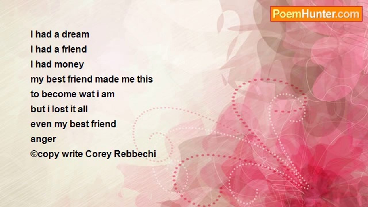 Corey Rebbechi - anger