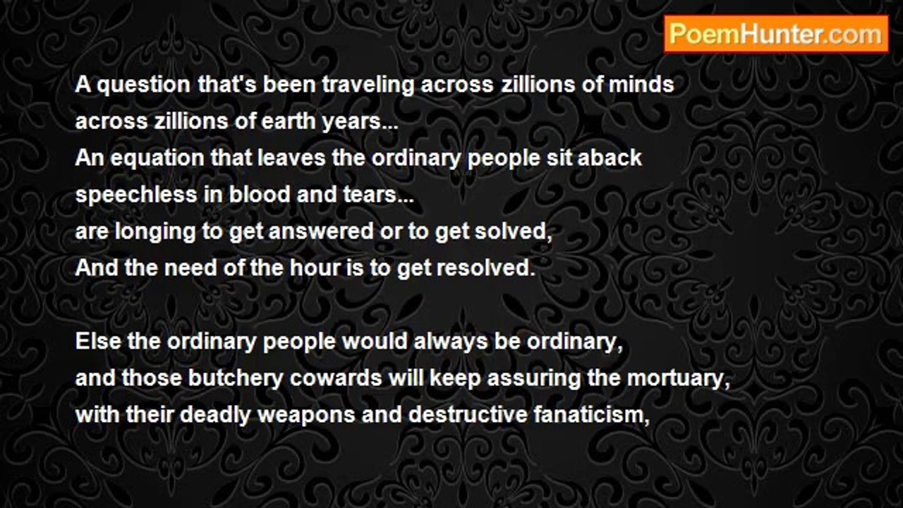 REETESH SABR - A question, an equation