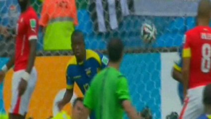 هدف الإكوادور في مرمى سويسرا