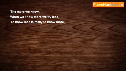 Samantha Guinen - The more we know