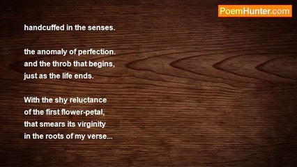 Sarvesh Kulkarni - # whiff of a poem