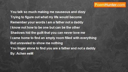 Achen eeM - Daddy my Daddy