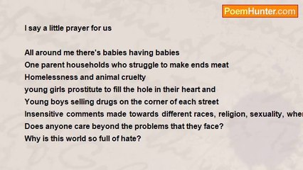 Marcquiese Burrell - I Say A Little Prayer For Us