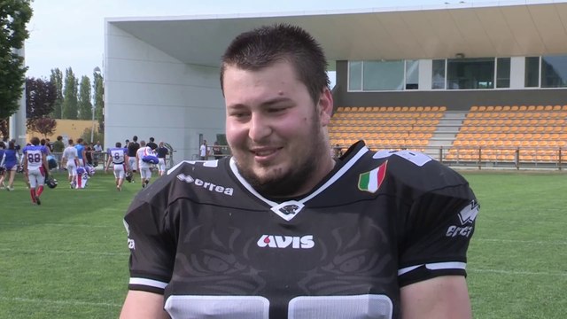 Panthers - Giants 35-7, le interviste a caldo a Reverberi e Shkreli