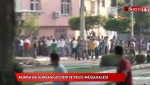Adana'da ki gösteriye polis müdahalesi