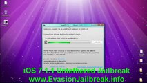 Evasion iOS 7.1.1 jailbreak UNTETHERED for all iphones iPods iPads