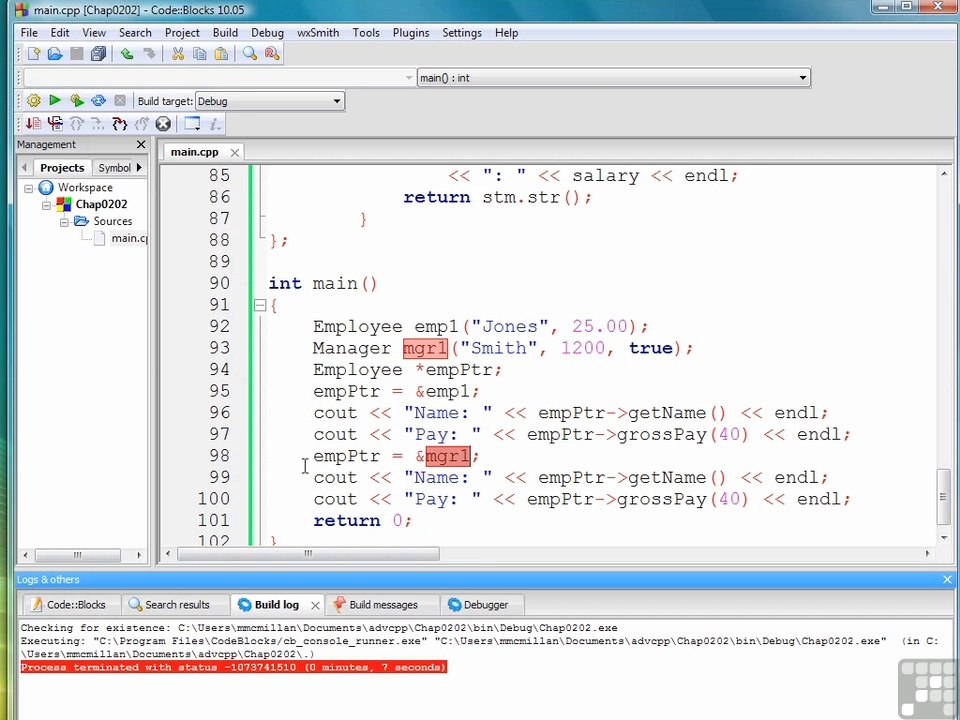 Advanced C++ Programming 10