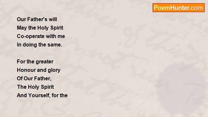 Liam ó Comáin - A PRAYER POEM