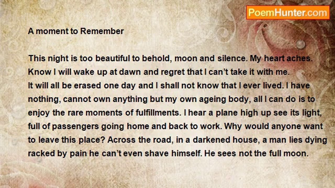 oskar hansen - a moment to remember